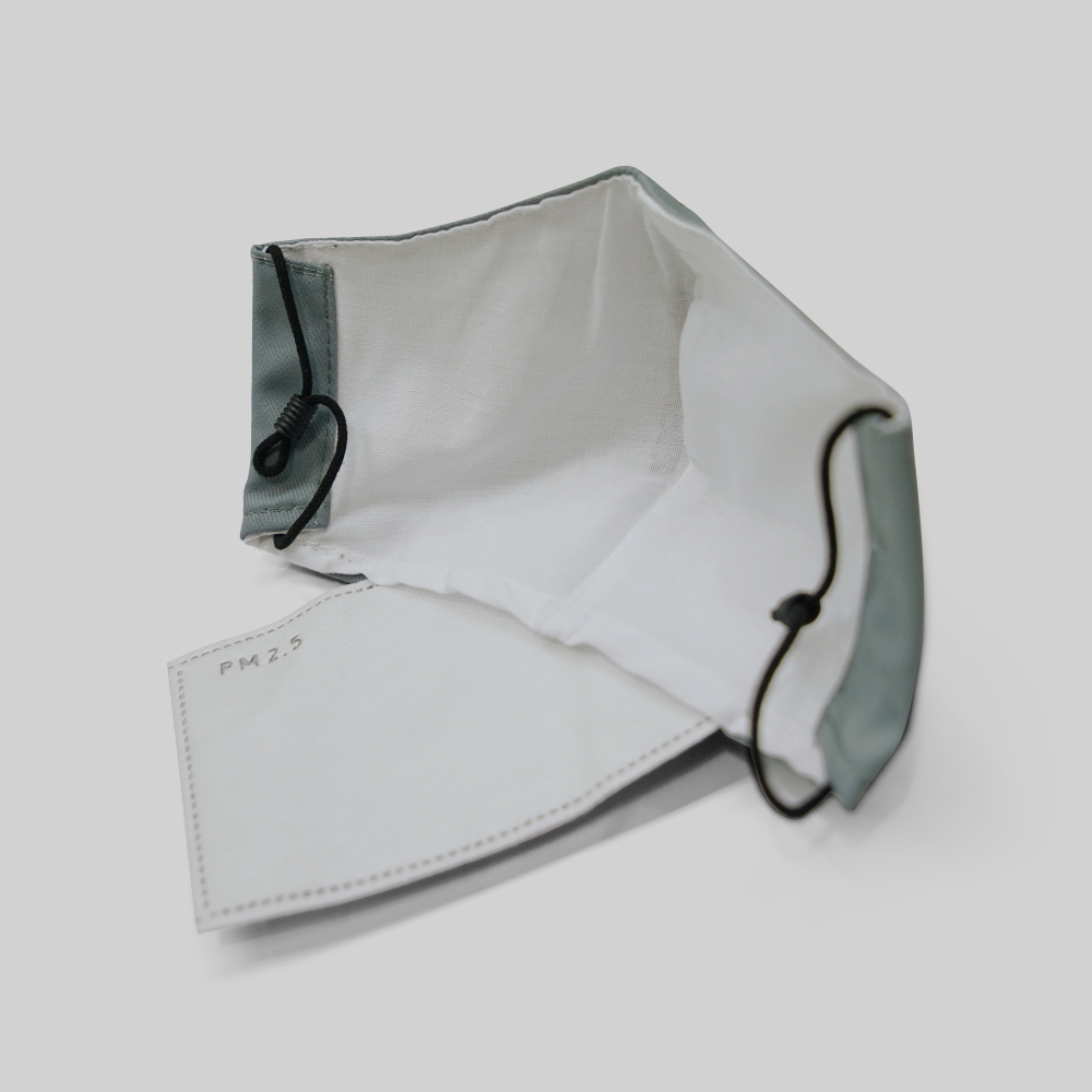 Printed Fabric Face Mask with Filter Set